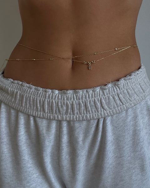 Heart Gold Belly Chain – Malabella Jewels