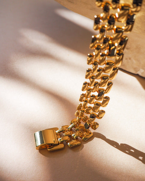 Celine Chain Link Bracelet- Silver | Luv Aj