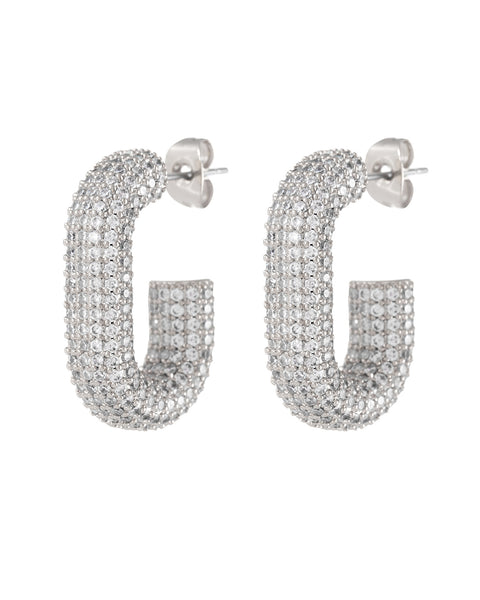 Bijou Silver Stud Earrings