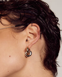 Two-Tone Interlock Hoops view 2