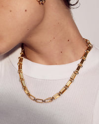 Dalia Two-Tone Chain Necklace view 2