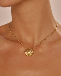 The Sunflower Pendant Necklace view 2