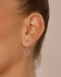 The Horsebit Stud Earrings view 2