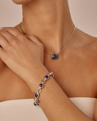 The Lapis Link Bracelet view 2