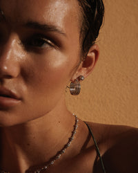 The Ridged Positano Hoops view 2