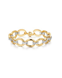 Two-Tone Chain Bracelet