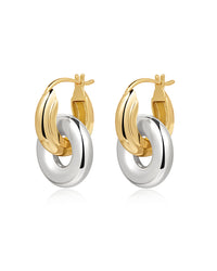 Two-Tone Interlock Hoops