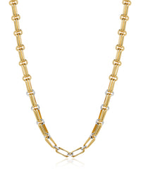 Dalia Two-Tone Chain Necklace