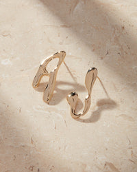 Goopy Letter Initial Earrings