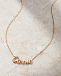 Cursive Nameplate Necklace