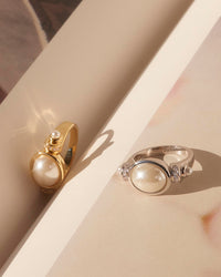 The Pearl Statement Ring view 2