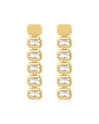 The Bianca Bezel Drop Studs