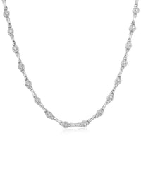 The Coquille Tennis Necklace