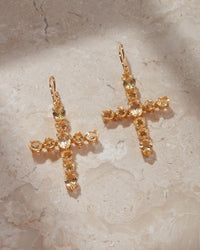 The Isabella Cross Earrings