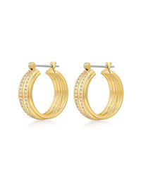 The Ridged Positano Hoops