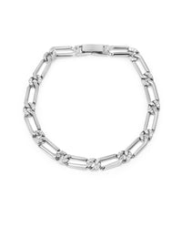 The Two-Tone Pave Link Bracelet