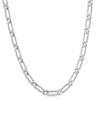 The Two-Tone Pave Link Necklace