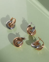 Two-Tone Interlock Hoops view 2