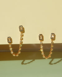 The Green Amethyst Estelle Studs View 3