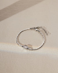 The Camille Chain Bracelet- Silver View 3