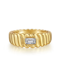 Le Signe Statement Ring- Gold View 1