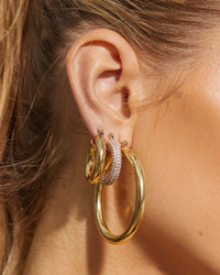 Louis Vuitton Flower Full Hoop Earrings - Gold-Tone Metal Hoop, Earrings -  LOU250552