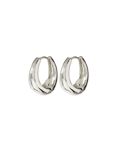 Marbella Hoops- Silver | Luv Aj