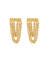 Louis Vuitton® My LV Chain Earrings Gold. Size in 2023