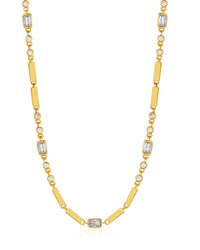 The Rossi Link Chain Necklace- Gold View 1